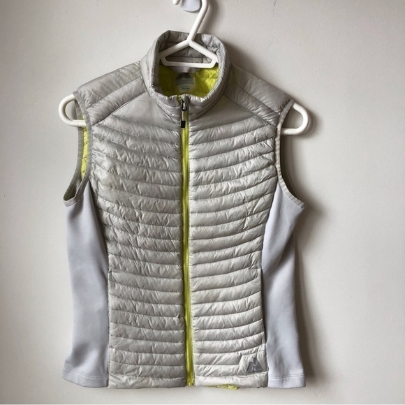 Eddie Bauer Down Filled Puffer Vest With Side Stretch Panels. - Picture 1 of 9